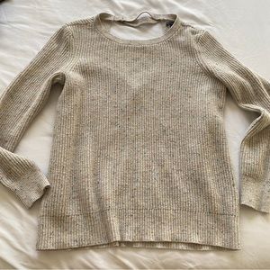 American Eagle Confetti Knit Sweater with Open Back